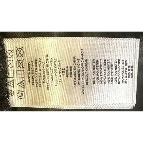 MICHAEL Michael Kors Womens Faux Leather Leggings Stretch Pants Black Size 2 - Picture 8 of 15